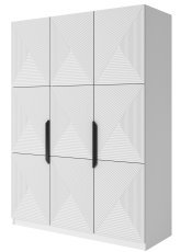 Garderobenschrank auf Sockel Asha 150 3D - weiß