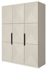 Garderobenschrank auf Sockel Asha 150 3D - Kaschmir