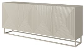 Kommode mit Metallrahmen Asha 200 4D - Kaschmir