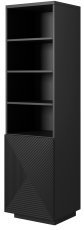 Regal auf Sockel Asha 50 1D - schwarz