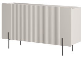 Kommode Malmi 150 3D - Kaschmir, schwarze Beine