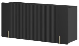 Wandkommode Malmi 150 3D - schwarz, goldene Dekoration