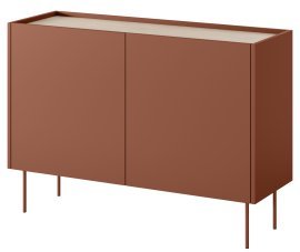 Kommode Desin 120 2D - Keramik Rot