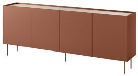 Kommode Desin 220 4D - Keramik Rot