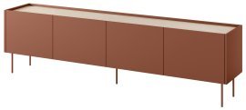 TV-Kommode Desin 220 4D2SZ - Keramik Rot
