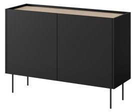 Kommode Desin 120 2D - schwarz
