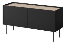TV-Kommode Desin 120 2D - schwarz