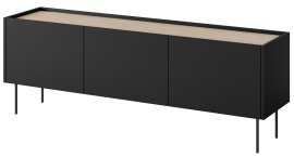 TV-Kommode Desin 170 3D2SZ - schwarz