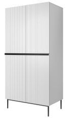 Garderobenschrank Nicole 100 2DP - weiß