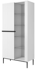 Vitrine Nicole 100 2D - weiß
