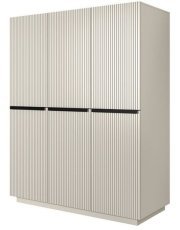 Garderobenschrank auf Sockel Nicole 150 3D2SZ - Kaschmir
