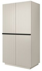 Garderobenschrank auf Sockel Nicole 100 2DP2SZ - Kaschmir