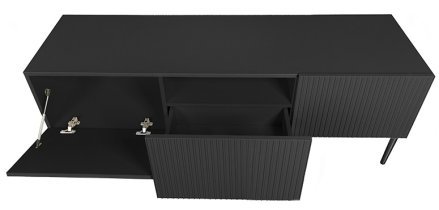 TV-Kommode Nicole 150 2K1SZ - schwarz