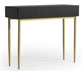 Schminktisch Nicole 100 2SZ - schwarz