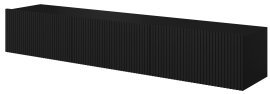 Wand-TV-Kommode Nicole 200 2K1SZ - schwarz