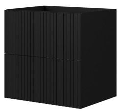 Waschtischunterschrank Nicole 60 2SZ - schwarz