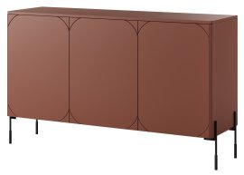 Kommode Sonatia 150 3D - burgunderrot