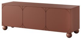 TV-Kommode Sonatia II 150 3D1SZ - burgunderrot