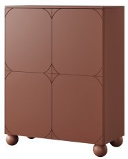 Kommode Sonatia II 120 2D2SZ - burgunderrot
