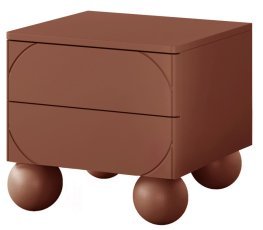 Nachttisch Sonatia II 45 2SZ - burgunderrot