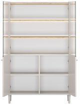 Bogart - Vitrine Elivo 100 2D mit Beinen – Kaschmir/geölte Eiche