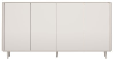 Bogart - Kommode Elivo 200 4D mit Beinen – Kaschmir/geölte Eiche