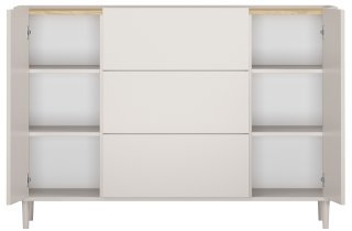 Bogart - Kommode Elivo 150 2D3SZ mit Beinen – Kaschmir/geölte Eiche