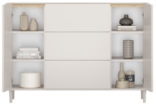 Bogart - Kommode Elivo 150 2D3SZ mit Beinen – Kaschmir/geölte Eiche