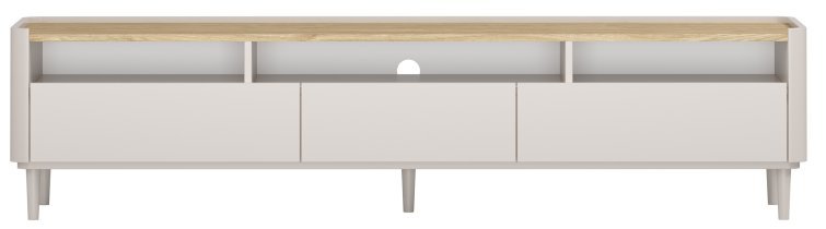Bogart - TV-Kommode Elivo 200 1K2SZ mit Beinen – Kaschmir / geölte Eiche