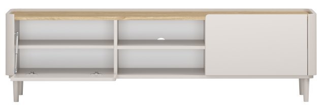 Bogart - TV-Kommode Elivo 170 1K1SZ mit Beinen – Kaschmir / geölte Eiche