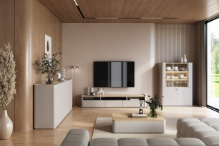 Bogart - Couchtisch Elivo 100 2SZ – Kaschmir/geölte Eiche