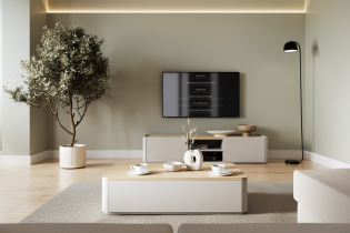 Bogart - Couchtisch Elivo 100 2SZ – Kaschmir/geölte Eiche