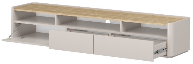 Bogart - TV-Kommode Elivo 200 1K2SZ – Kaschmir/geölte Eiche