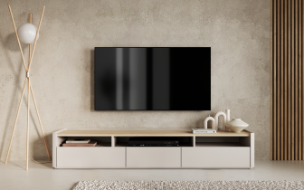 Bogart - TV-Kommode Elivo 200 1K2SZ – Kaschmir/geölte Eiche