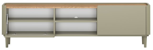 Bogart - TV-Kommode Elivo 170 1K1SZ mit Beinen – Eukalyptus/Baltic Dune Eiche