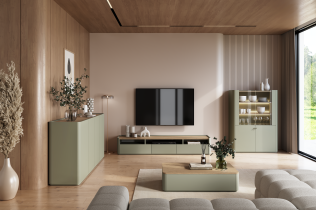Bogart - Wohn- und Schlafzimmer Elivo – Eukalyptus/Baltic Dune Eiche