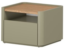 Nachttisch Elivo 50 1SZ – Eukalyptus/Baltic Dune Eiche
