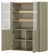 Bogart - Vitrine Elivo 100 2D – Eukalyptus/Baltic-Dune-Eiche
