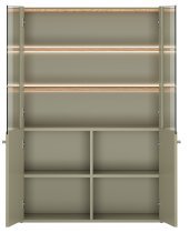 Bogart - Vitrine Elivo 100 2D – Eukalyptus/Baltic-Dune-Eiche