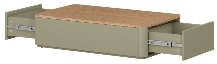 Bogart - Couchtisch Elivo 100 2SZ – Eukalyptus/Baltic Dune Eiche