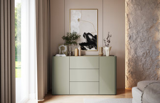 Bogart - Kommode Elivo 150 2D3SZ – Eukalyptus/Baltic Dune Eiche