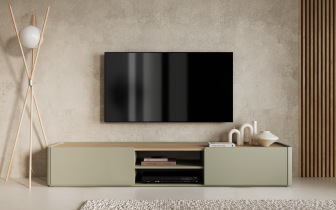 Bogart - TV-Kommode Elivo 220 1K1SZ – Eukalyptus/Baltic-Dune-Eiche