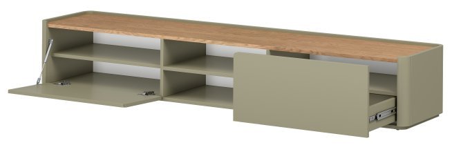 Bogart - TV-Kommode Elivo 220 1K1SZ – Eukalyptus/Baltic-Dune-Eiche