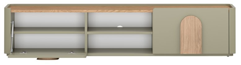 Bogart - TV-Kommode Amilio 170 1K1SZ – Eukalyptus/Baltic-Dune-Eiche/Griffe in naturbelassener Eiche