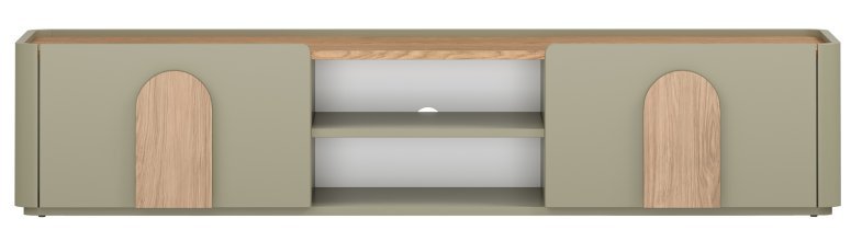 Bogart - TV-Kommode Amilio 170 1K1SZ – Eukalyptus/Baltic-Dune-Eiche/Griffe in naturbelassener Eiche