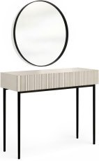 Schminktisch mit Spiegel Nicole 60 cm – Kaschmir
