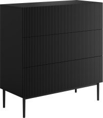 Kommode Nicole 100 cm – Schwarz