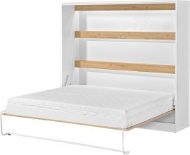 Horizontales Klappbett im Schrank Perfect 160x200 cm – Eiche