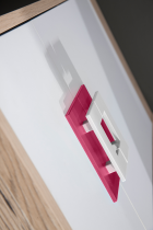 Domel - Kommode Nico 8 – Eiche/Rosa