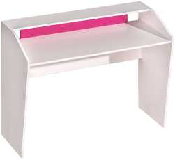 Schreibtisch Trafiko 9 – Weiß/Rosa